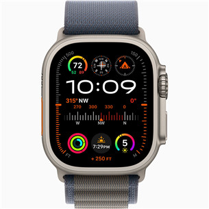 Apple Watch Ultra 2, 49 мм, Alpine Loop, Small, синий - Смарт-часы