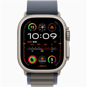 Apple Watch Ultra 2, 49 mm, Alpine Loop, Small, zila - Viedpulkstenis