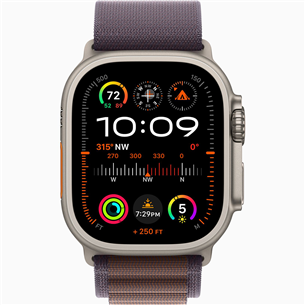 Apple Watch Ultra 2, 49 mm, Alpine Loop, Small, lillā - Viedpulkstenis