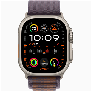 Apple Watch Ultra 2, 49 mm, Alpine Loop, Medium, lillā - Viedpulkstenis