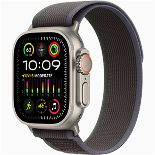 Apple Watch Ultra 2, 49 mm, Trail Loop, S/M, blue/black - Smartwatch