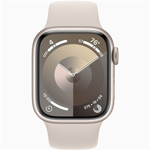 Apple Watch Series 9 GPS, 41 мм, Sport Band, M/L, бежевый - Смарт-часы