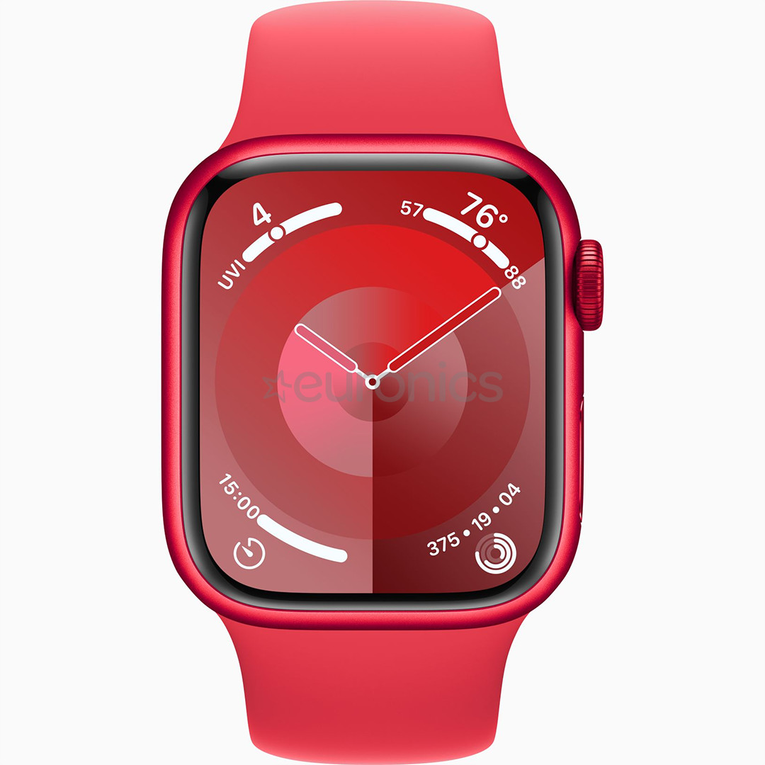Apple Watch Series 9 GPS, 41 mm, Sport Band, S/M, (PRODUCT)RED - Smartwatch