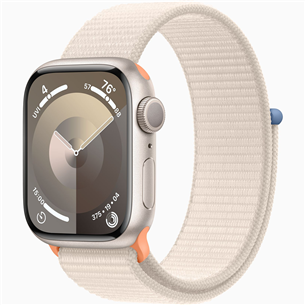 Apple Watch Series 9 GPS, 41 мм, Sport Loop, бежевый - Смарт-часы MR8V3ET/A