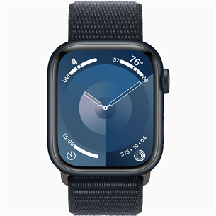 Apple Watch Series 9 GPS, 41 мм, Sport Loop, черный - Смарт-часы