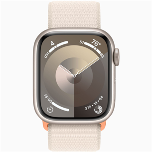 Apple Watch Series 9 GPS + Cellular, 41 мм, Sport Loop, бежевый - Смарт-часы