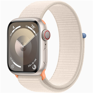 Apple Watch Series 9 GPS + Cellular, 41 mm, Sport Loop, bēša - Viedpulkstenis