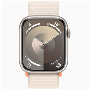Apple Watch Series 9 GPS + Cellular, 45 mm, Sport Loop, bēša - Viedpulkstenis