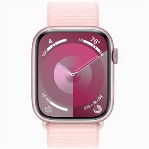 Apple Watch Series 9 GPS + Cellular, 45 mm, Sport Loop, rozā - Viedpulkstenis