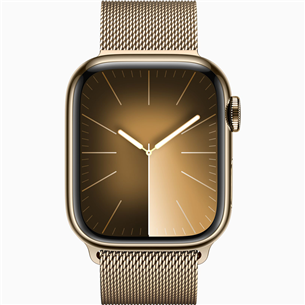 Apple Watch Series 9 GPS + Cellular, 41 мм, Milanese Loop, золотистая нержавеющая сталь - Смарт-часы