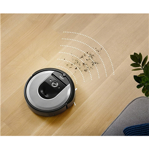 iRobot Roomba Combo® i8+, sausā un mitrā uzkopšana, melna - Robots putekļu sūcējs