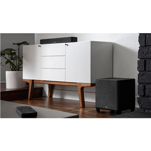 Denon Home Subwoofer, HEOS, melna - Bezvadu sabvūferis