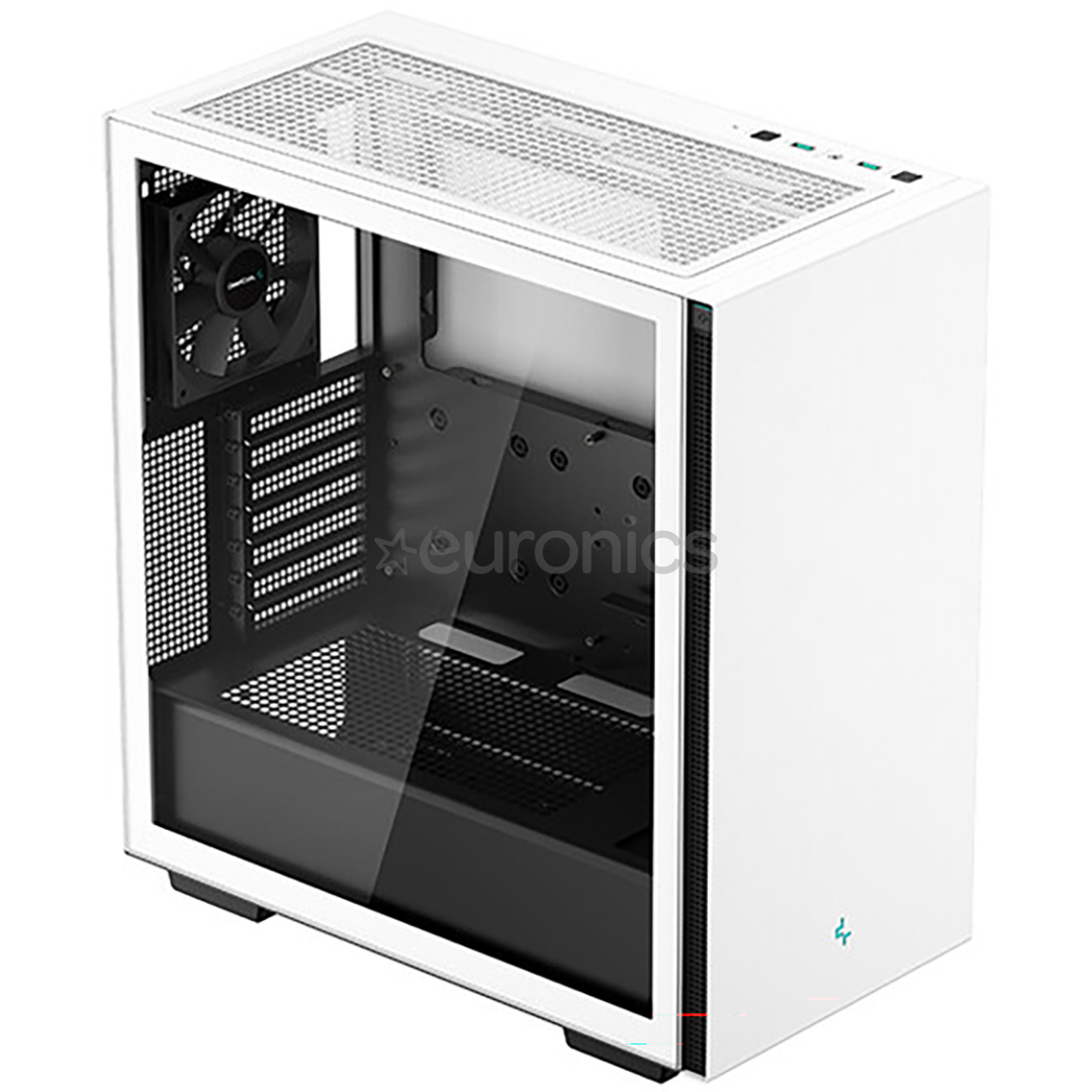 Deepcool CASE CH510 Side window, ATX, balta - Datora korpuss