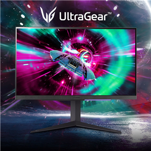 LG UltraGear GR93U, 27'', Ultra HD, 144 Hz, LED IPS, melna - Monitors
