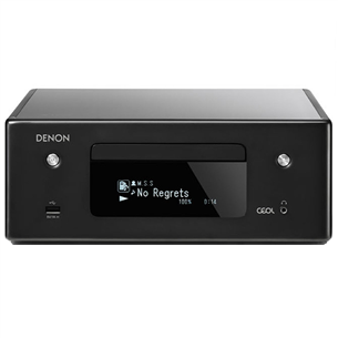 Denon CEOL N10 Receiver, Denon N10 Shelf Speakers, melna - Mūzikas sistēma