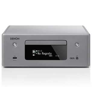 Denon CEOL N10 Receiver, Denon N10 Shelf Speakers, gray - Music centre