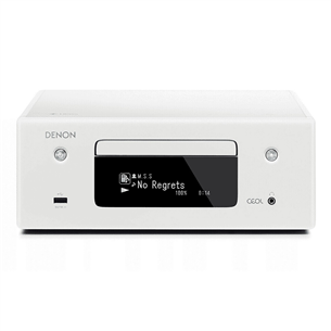 Denon CEOL N10 Receiver, Denon N10 Shelf Speakers, white - Music centre