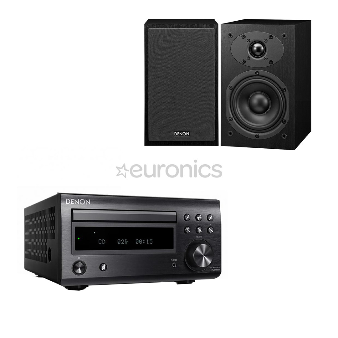 Denon M41 ресивер, SC-M41 колонки, черный - Музыкальный центр