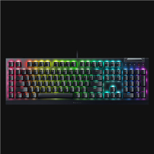 Razer BlackWidow V4 X, Green Switch, mehāniskā, SWE, melna - Klaviatūra