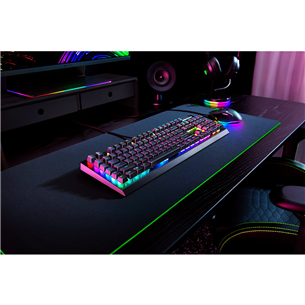 Razer BlackWidow V4 X, Green Switch, mechanical, SWE, black - Keyboard