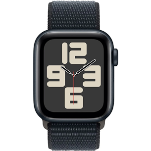 Apple Watch SE 2, GPS + Cellular, Sport Loop, 40 mm, tumši pelēka- Viedpulkstenis