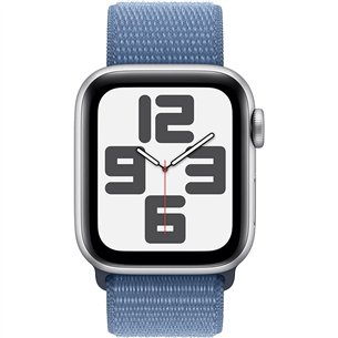 Apple Watch SE 2, GPS + Cellular, Sport Loop, 40 mm, sudraba/zila - Viedpulkstenis