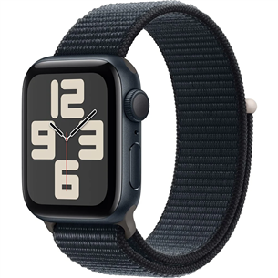 Apple Watch SE 2, GPS, Sport Loop, 44 mm, tumši pelēka- Viedpulkstenis