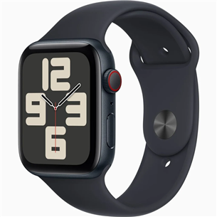 Apple Watch SE 2, GPS + Cellular, Sport Band, 44 mm, M/L, tumši pelēka- Viedpulkstenis