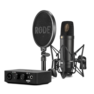 Microphone kit Rode NT1, AI-1, USB, USB-C, XLR, black - Microphone NT1/AI1KIT
