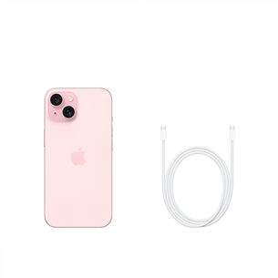 Apple iPhone 15, 128 GB, rozā - Viedtālrunis