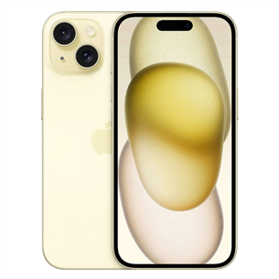 Apple iPhone 15, 128 GB, dzeltena - Viedtālrunis MTP23PX/A