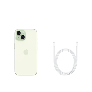 Apple iPhone 15, 256 GB, zaļa - Viedtālrunis