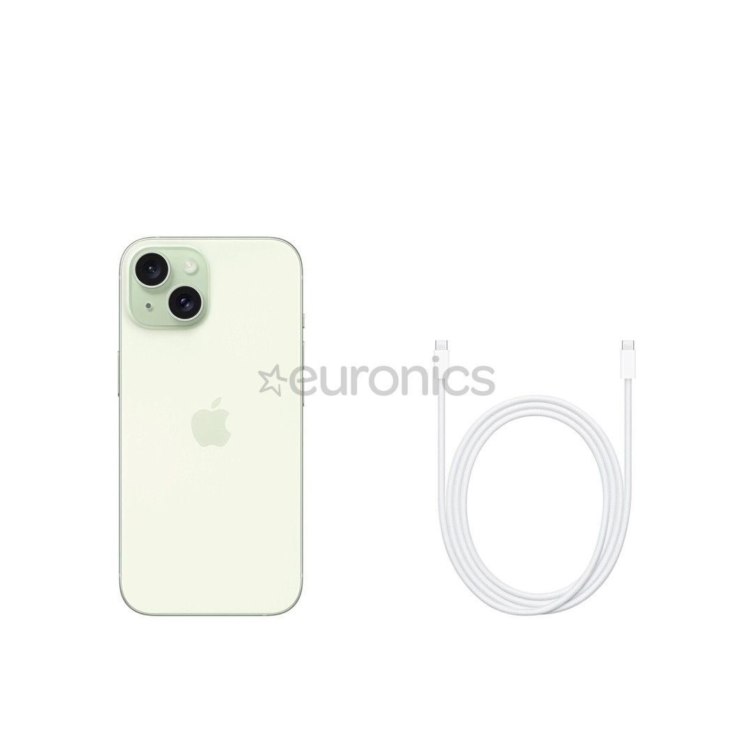 Apple iPhone 15, 256 GB, green - Smartphone