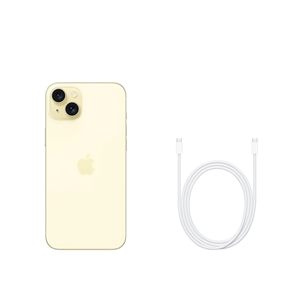 Apple iPhone 15 Plus, 128 GB, dzeltena - Viedtālrunis