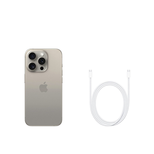 Apple iPhone 15 Pro, 128 ГБ, бежевый - Смартфон