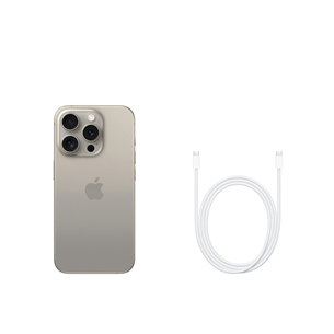 Apple iPhone 15 Pro, 512 ГБ, бежевый - Смартфон