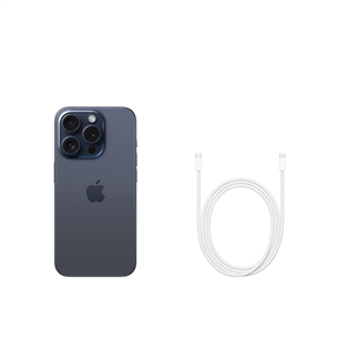 Apple iPhone 15 Pro, 512 ГБ, синий - Смартфон