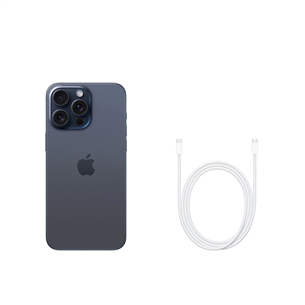Apple iPhone 15 Pro Max, 256 GB, zila - Viedtālrunis