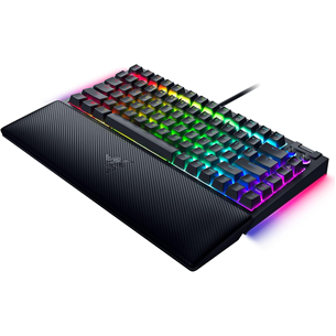 Razer BlackWidow V4 75%, mehāniskā, US, melna - Klaviatūra