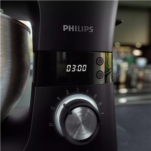 Philips 7000, 5.5 L, 1000 W, melna - Virtuves kombains
