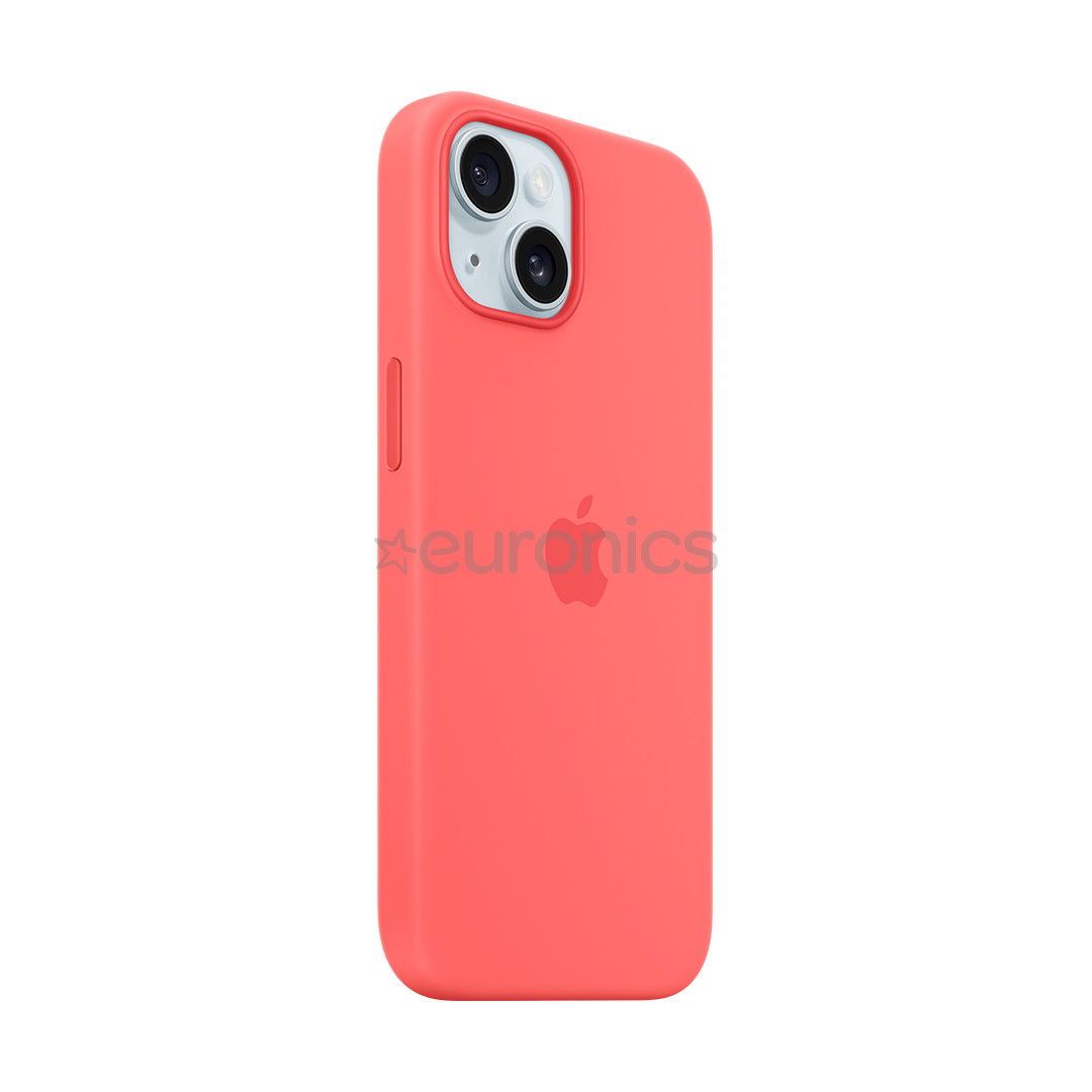 Apple Silicone Case with Magsafe, iPhone 15, розовый - Чехол