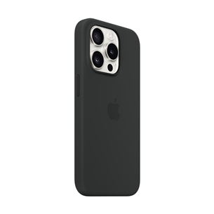 Apple Silicone Case with Magsafe, iPhone 15 Pro, black - Case