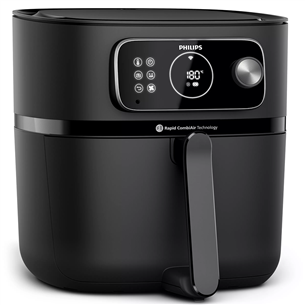 Philips 7000 XXL Airfryer Combi Connected, 8.3 L, 2200 W, melna - Karstā gaisa friteris