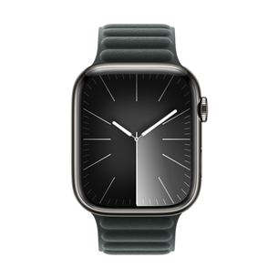 Apple Watch 45 mm, Magnetic Link, S/M, tumši zaļa - Siksniņa pulkstenim