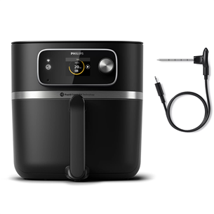 Philips 7000 XXL Airfryer Combi Connected, 8.3 L, 2200 W, melna - Karstā gaisa friteris