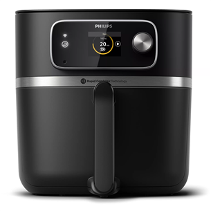 Philips 7000 XXL Airfryer Combi Connected, 8.3 L, 2200 W, melna - Karstā gaisa friteris