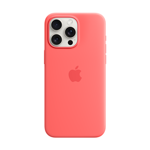 Apple Silicone Case with Magsafe, iPhone 15 Pro Max, розовый - Чехол