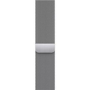 Apple Watch 41 мм, Milanese Loop, серебристый - Ремешок для часов