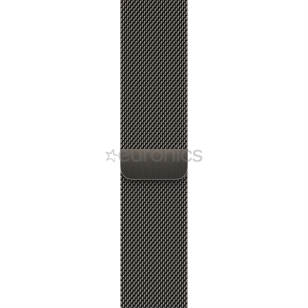 Apple Watch 45 мм, Milanese Loop, темно-серый - Ремешок для часов