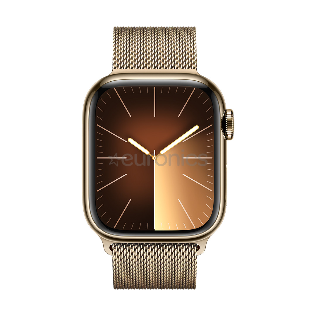 Apple Watch 41 мм, Milanese Loop, золотистый - Ремешок для часов